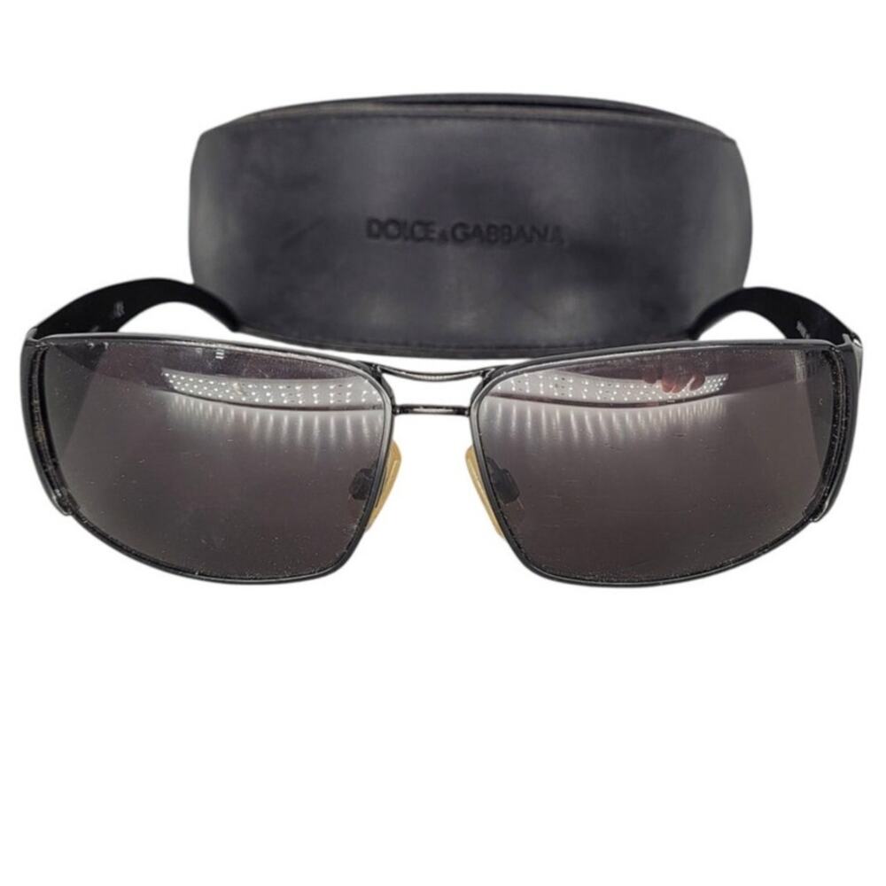 Dolce & Gabbana DG832 Black Wrap Around Frame‎ Men's Sunglasses